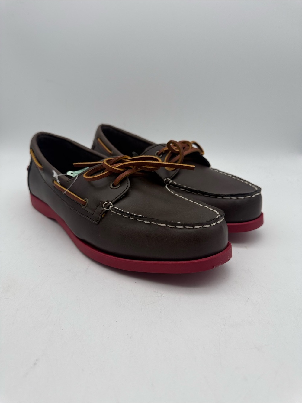 BRAND NEW Sonoma Harper Brown Boat Shoes Red Soles Size 9